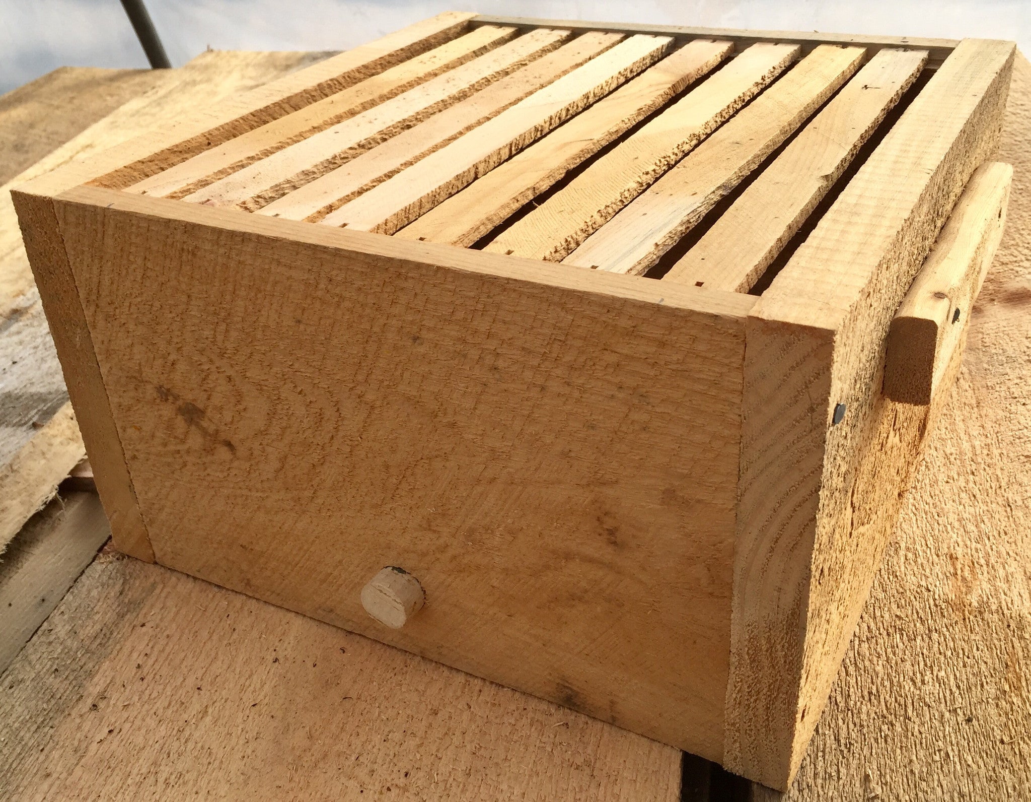 Tri Gable Lea Warré Complete Hive Kit