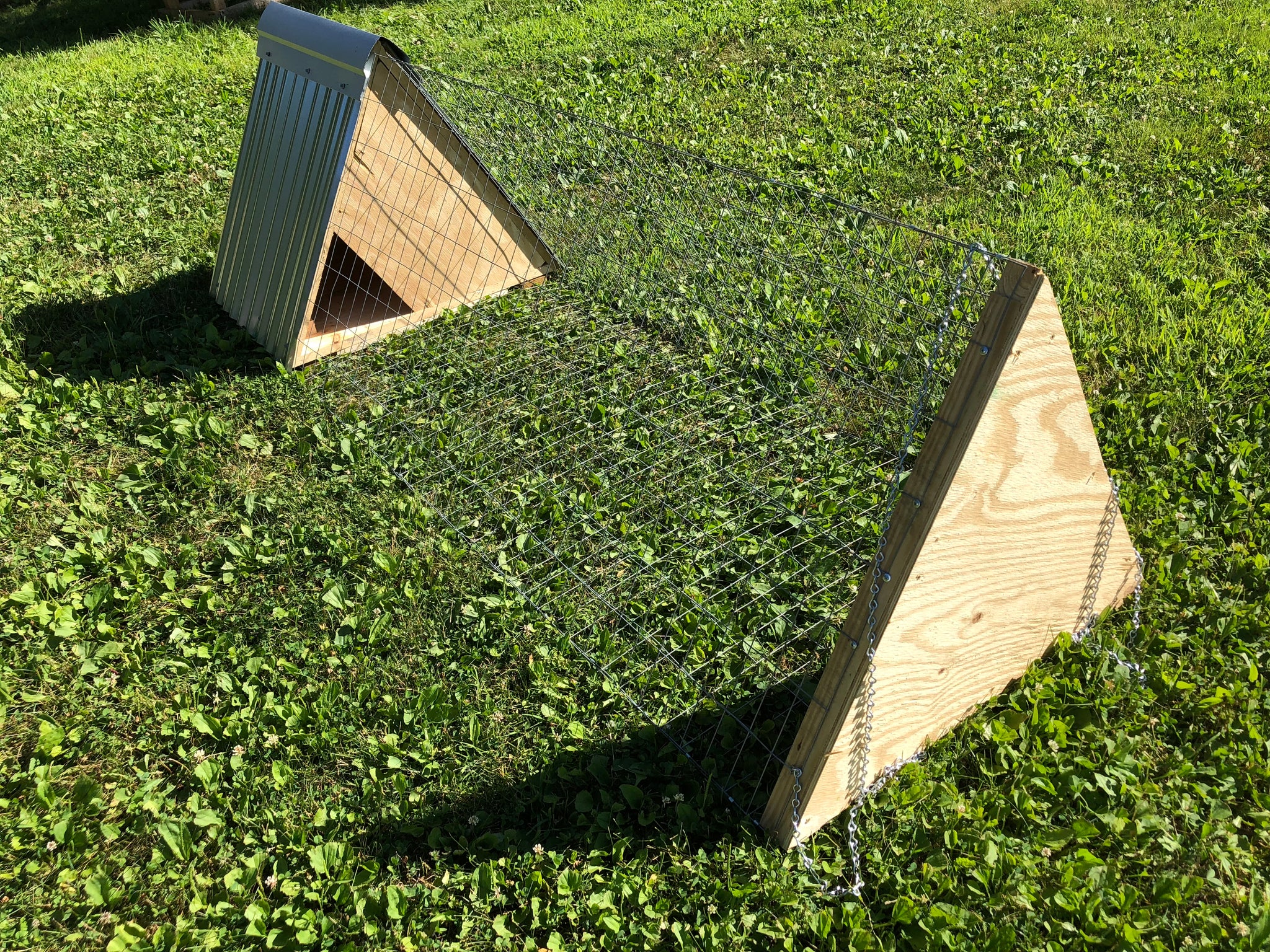 Pasture Tractor - Rabbit & Chicken 3 season portable shelter