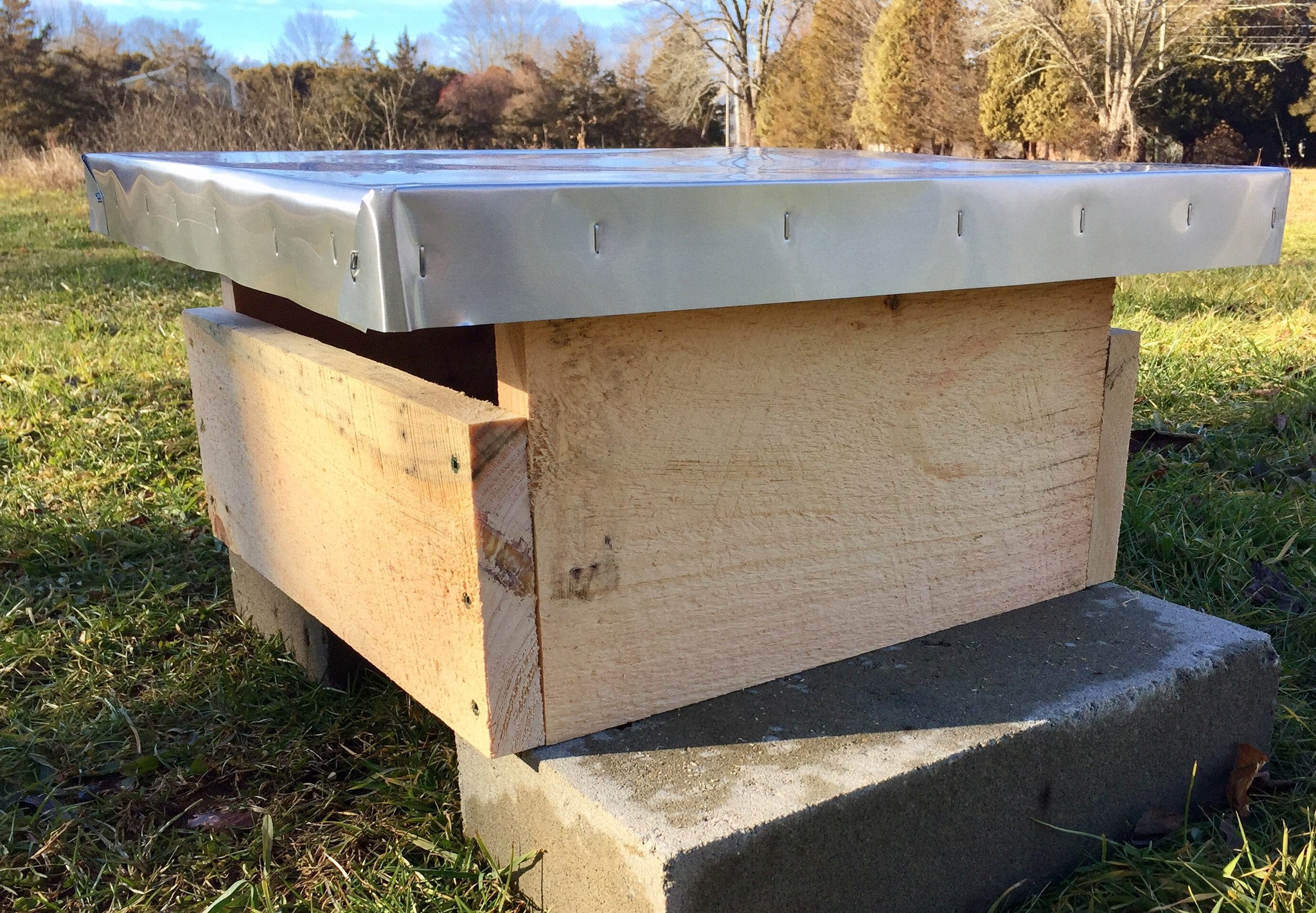 Tri Gable Lea Warré Complete Hive Kit