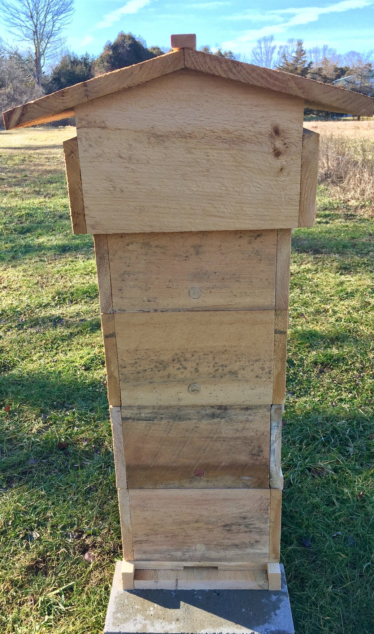 Tri Gable Lea Warré Complete Hive Kit