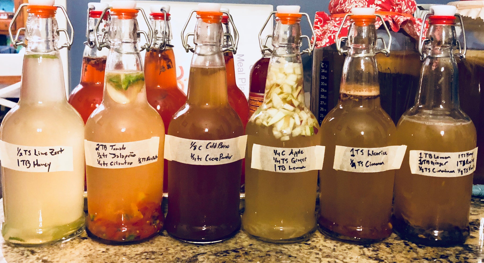 Raise a Glass to Fermentation: Homemade Kombucha and More - 90 min