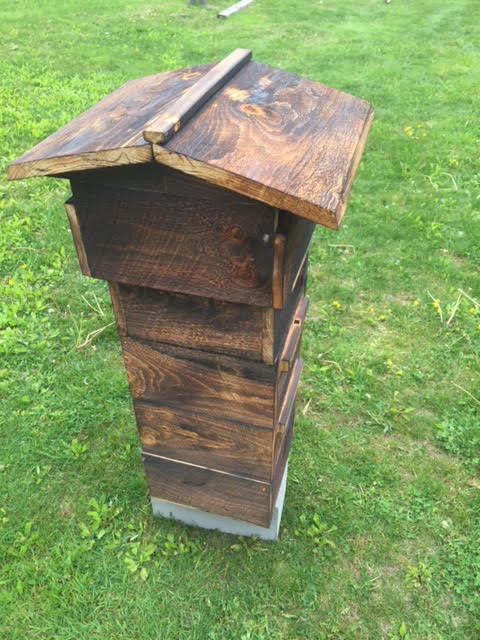 Tri Gable Lea Warré Complete Hive Kit