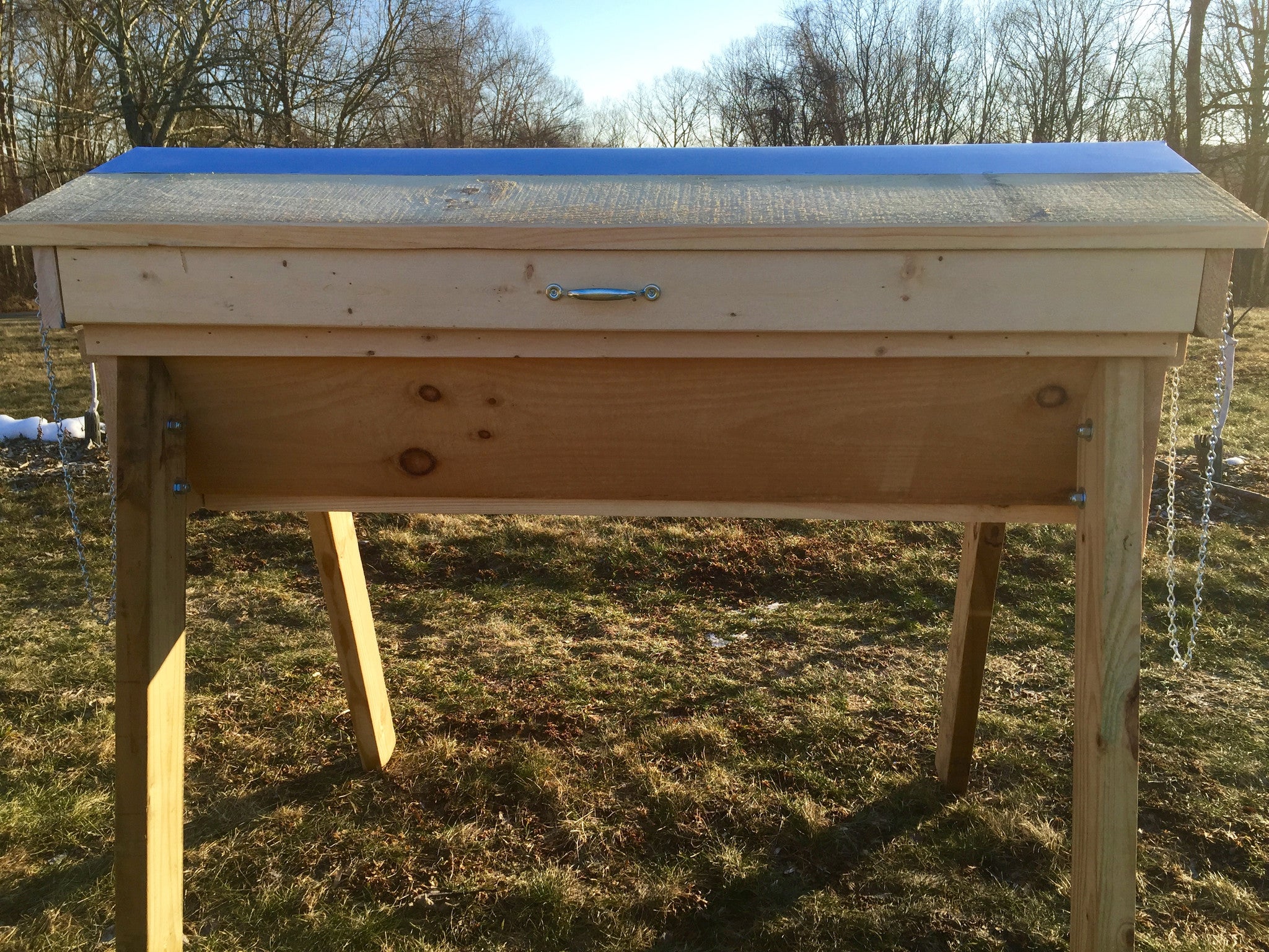 Tri Gable Lea Top Bar Honey Bee Hive Complete Kit