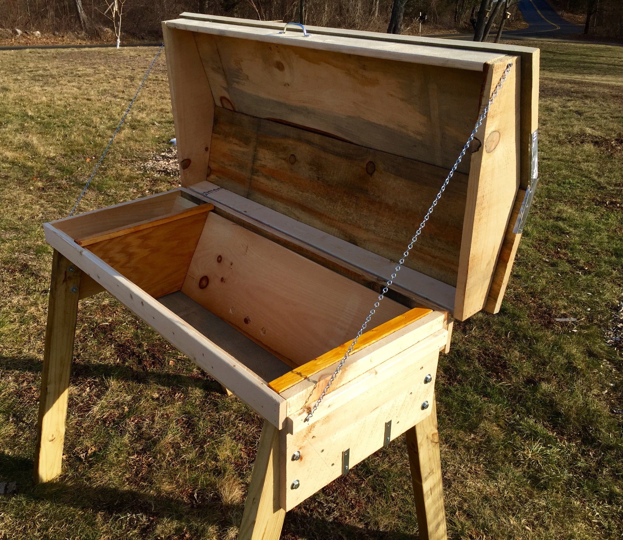 Tri Gable Lea Top Bar Honey Bee Hive Complete Kit