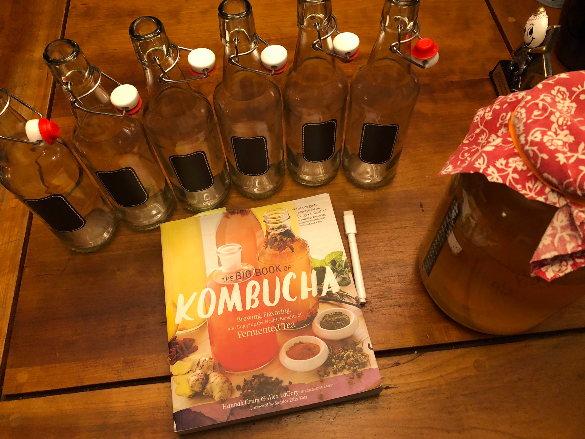 Raise a Glass to Fermentation: Homemade Kombucha and More - 90 min